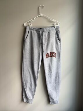 Market Light Gray Fleece Sweatpants